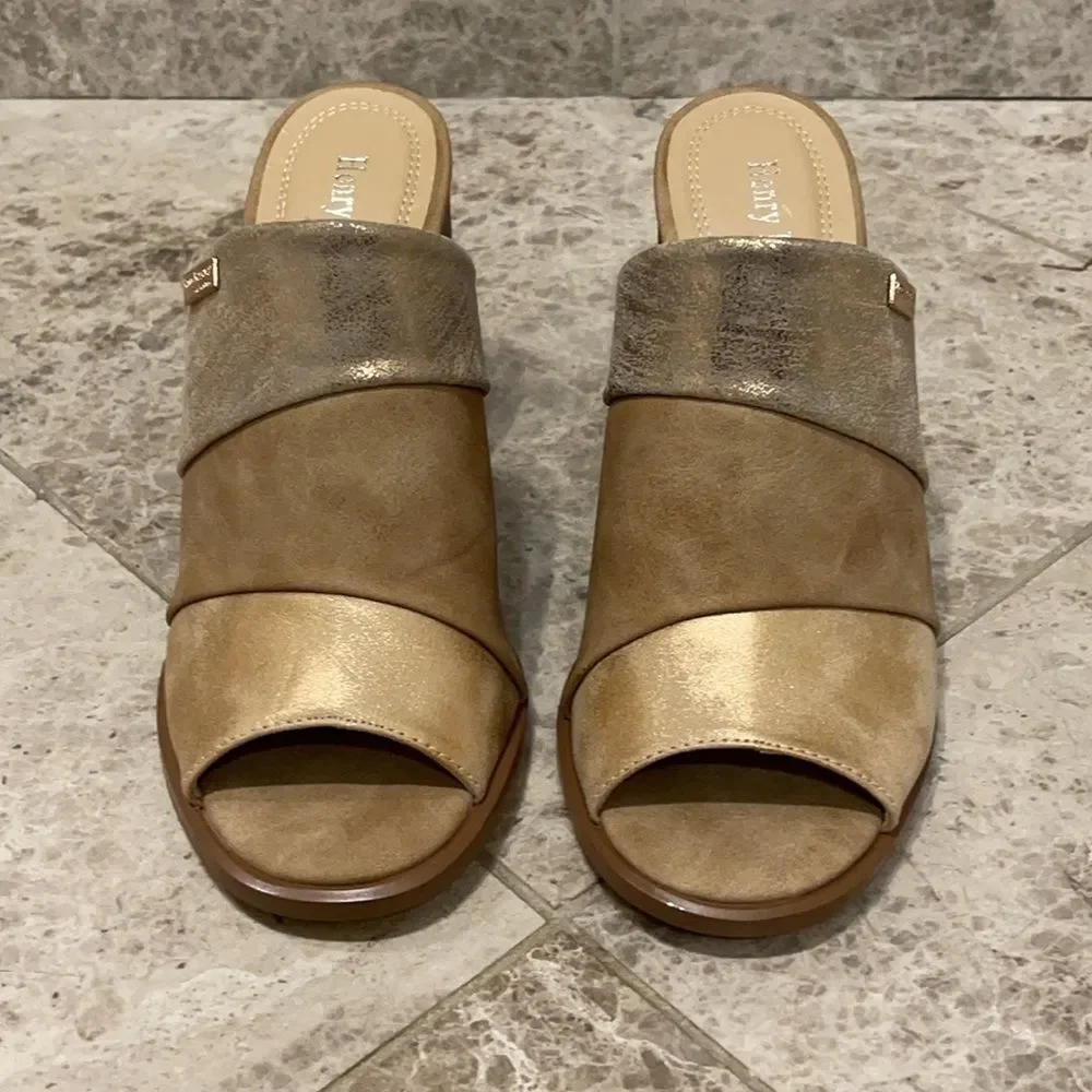 Henry Ferrera Champagne Sandals